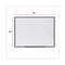 Universal 48 in. x 36 in. Design Series Deluxe Dry Erase Board - White Surface/Black Anodized Aluminum Frame